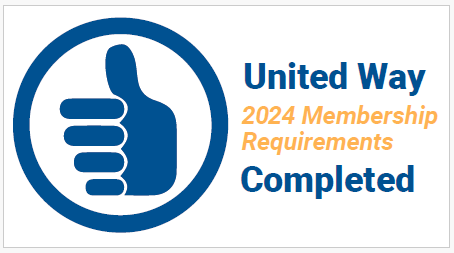 UW 2023 Membership seal, depicting a thumbs up